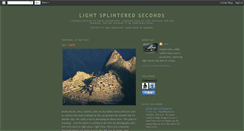 Desktop Screenshot of lightsplinteredseconds.blogspot.com
