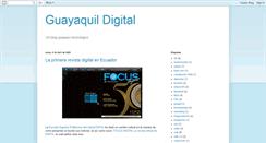 Desktop Screenshot of guayaquildigital.blogspot.com