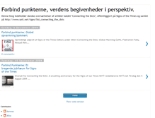 Tablet Screenshot of forbindpunkterne.blogspot.com