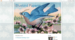 Desktop Screenshot of bluebirdpaperie.blogspot.com