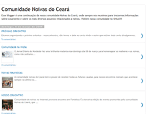 Tablet Screenshot of comunidadenoivasdoceara.blogspot.com