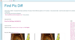 Desktop Screenshot of findpicdiff.blogspot.com