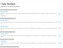 Tablet Screenshot of mondayhate.blogspot.com