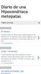 Mobile Screenshot of diariodeunahipocondriacametepatas.blogspot.com
