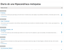 Tablet Screenshot of diariodeunahipocondriacametepatas.blogspot.com
