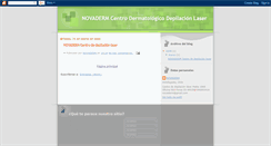 Desktop Screenshot of novaderm.blogspot.com