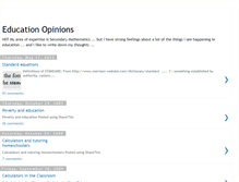 Tablet Screenshot of educationopinions.blogspot.com