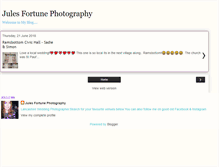 Tablet Screenshot of julesfortunephotography.blogspot.com