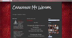Desktop Screenshot of changing-myweighs.blogspot.com