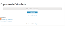 Tablet Screenshot of fogareirodacatumbela.blogspot.com