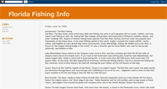 Desktop Screenshot of floridafishinginfo.blogspot.com