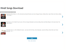 Tablet Screenshot of hindisongsdownload.blogspot.com