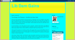 Desktop Screenshot of libdemgains.blogspot.com