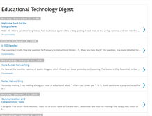 Tablet Screenshot of edtechdigest.blogspot.com
