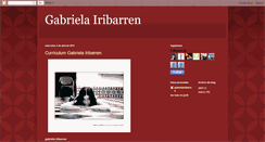 Desktop Screenshot of gabrielairibarren.blogspot.com