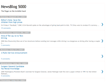Tablet Screenshot of newsblog5000.blogspot.com
