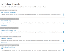 Tablet Screenshot of next-stop-insanity.blogspot.com