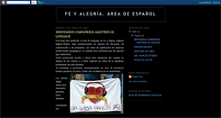 Desktop Screenshot of feyalegriaareadeespanol.blogspot.com