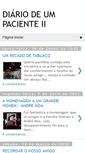 Mobile Screenshot of diariodeumpacienteii.blogspot.com