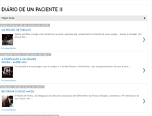 Tablet Screenshot of diariodeumpacienteii.blogspot.com
