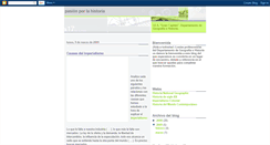 Desktop Screenshot of pasionhistoria.blogspot.com