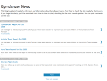 Tablet Screenshot of gymdancer.blogspot.com