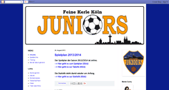 Desktop Screenshot of feinekerlejuniors.blogspot.com