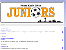 Tablet Screenshot of feinekerlejuniors.blogspot.com