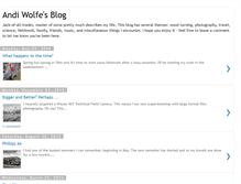 Tablet Screenshot of andiwolfe.blogspot.com