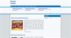 Desktop Screenshot of duniaceleb.blogspot.com