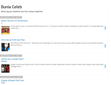 Tablet Screenshot of duniaceleb.blogspot.com