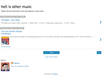 Tablet Screenshot of hellisothermusic.blogspot.com
