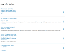 Tablet Screenshot of marble-index.blogspot.com
