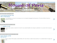 Tablet Screenshot of houseofpens.blogspot.com