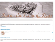 Tablet Screenshot of diariodaservadedeus.blogspot.com