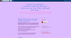 Desktop Screenshot of great-telangana.blogspot.com