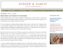 Tablet Screenshot of ginger-and-garlic.blogspot.com