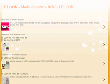 Tablet Screenshot of lelook-moda-gestante-bebe-uniformes.blogspot.com