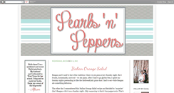 Desktop Screenshot of pearlsnpeppers.blogspot.com