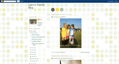 Desktop Screenshot of lanwerfamily.blogspot.com