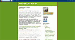 Desktop Screenshot of barczaksbooktalks.blogspot.com
