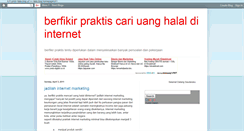 Desktop Screenshot of berfikirpraktis.blogspot.com