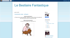 Desktop Screenshot of lebestiairefantastique.blogspot.com