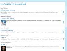 Tablet Screenshot of lebestiairefantastique.blogspot.com