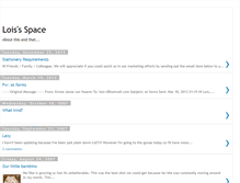 Tablet Screenshot of loisdp.blogspot.com