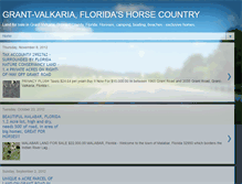 Tablet Screenshot of grant-valkaria-florida-horse-country.blogspot.com