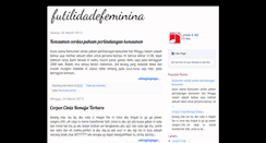 Desktop Screenshot of futilidadefeminina.blogspot.com