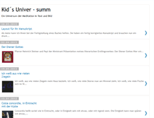 Tablet Screenshot of kidsuniversum.blogspot.com