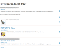 Tablet Screenshot of investigacionsocial2uct.blogspot.com