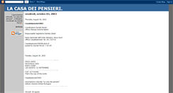 Desktop Screenshot of casadeipensieri.blogspot.com